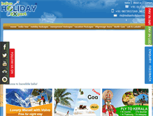 Tablet Screenshot of indianholidayexpert.com